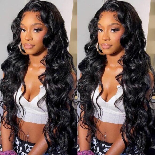Lace Front Wigs Human Hair Pre Plucked HD Body Wave Lace Front Wigs - Image 8