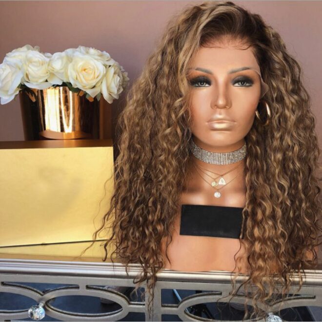 Lace Front Wig Long Wavy Synthetic Wigs For Women - Image 4