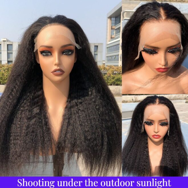 Wholesale Cuticle Aligned Raw Hair Glueless Full Lace Frontal Wigs For Black Women 5X5 13X4 13x6 HD Human Hair Lace Front Wig - Image 3