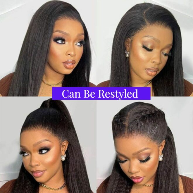 Wholesale Cuticle Aligned Raw Hair Glueless Full Lace Frontal Wigs For Black Women 5X5 13X4 13x6 HD Human Hair Lace Front Wig - Image 5