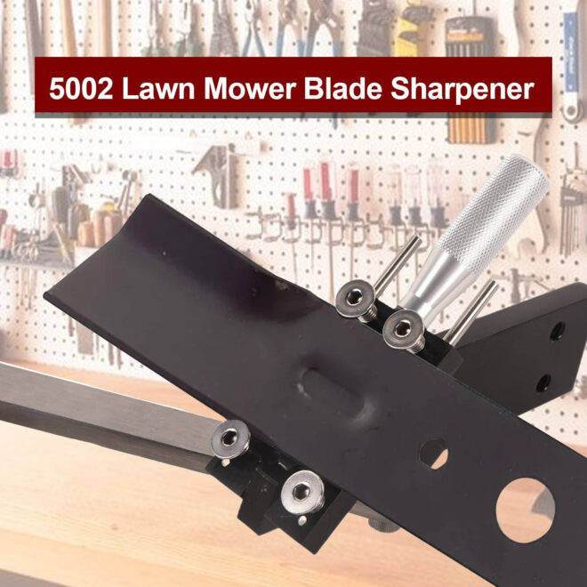 Lawn Mower Blade Sharpener 15°-45° Adjustable Sharpener for Straight and Standard Lawn Mower Blades - Image 6