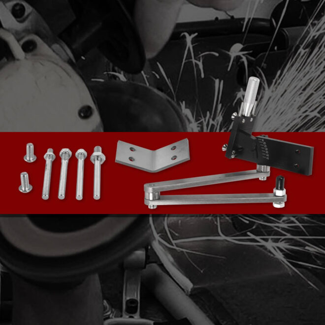Lawn Mower Blade Sharpener 15°-45° Adjustable Sharpener for Straight and Standard Lawn Mower Blades - Image 7