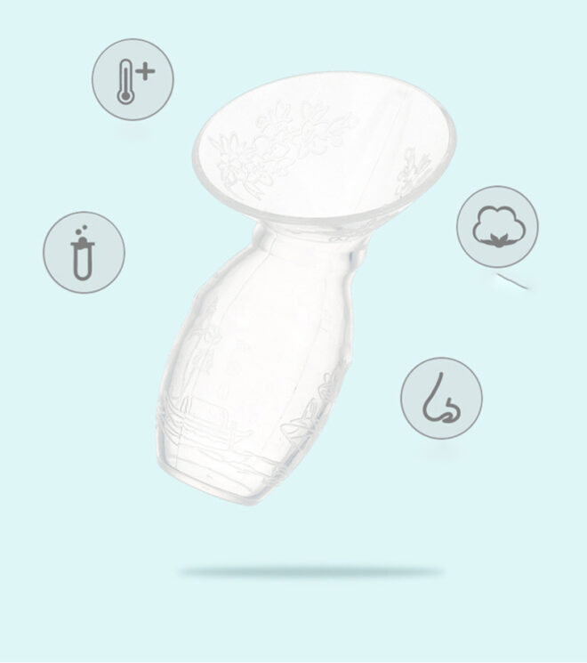 Full Silicone Breast Pump Breast Milk Collector - Image 3