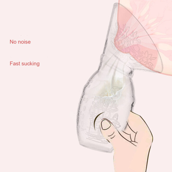 Full Silicone Breast Pump Breast Milk Collector - Image 4