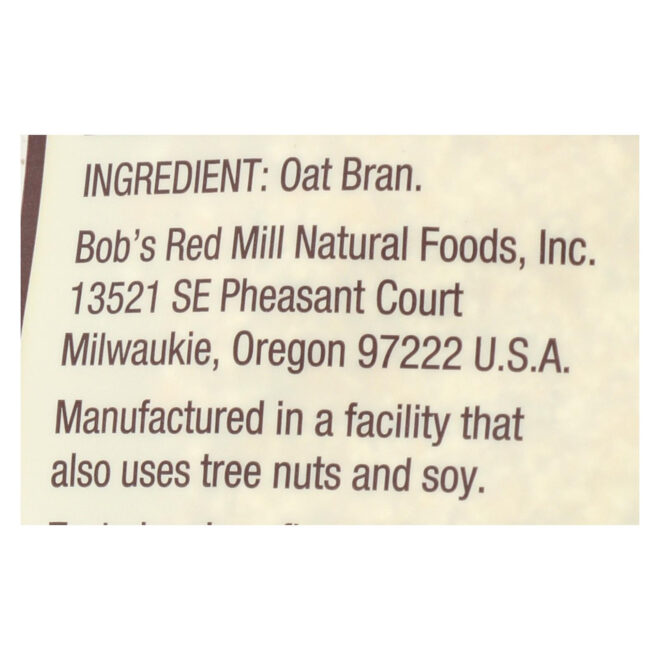 Bob's Red Mill - Oat Bran - Gluten Free - Case Of 4-16 Oz. - Image 3