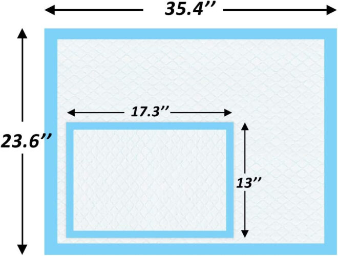 ScratchMe Super-Absorbent Waterproof Dog and Puppy Pet Training Pad - Image 3