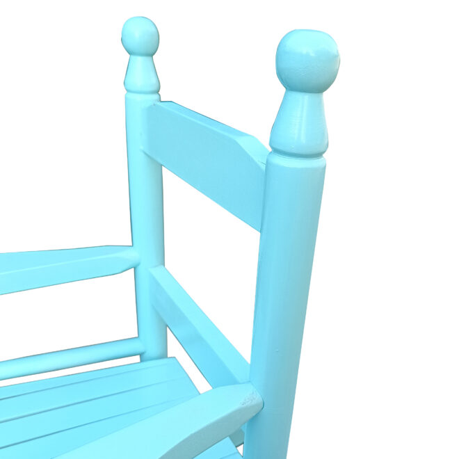 Children's rocking light Light Blue chair- Indoor or Outdoor -Suitable for kids-Durable - Image 7