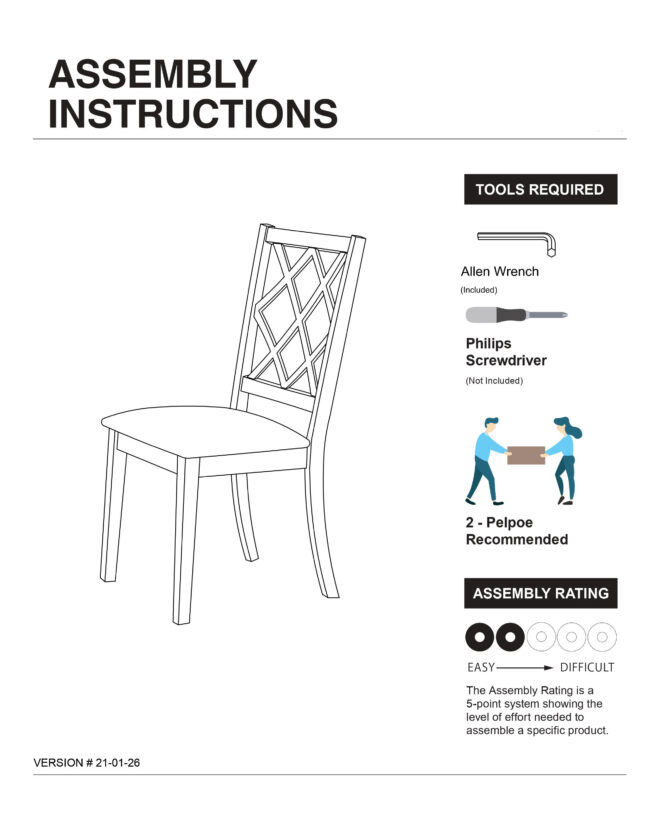 Antique White Solid wood Set of 2 Chairs Unique Design Back Kitchen Dining Room Breakfast Grey Cushion Seat Chair Fabric - Image 6