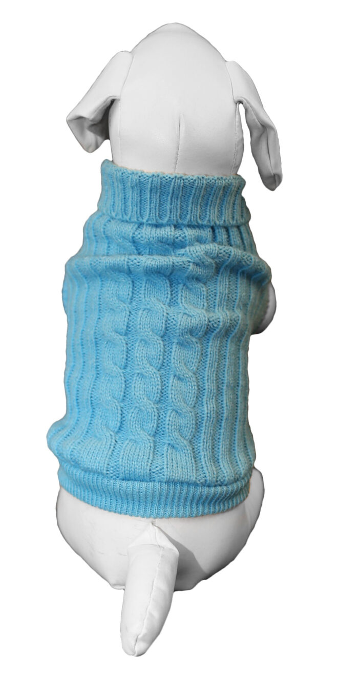Heavy Cotton Rib-Collared Pet Sweater - Image 5