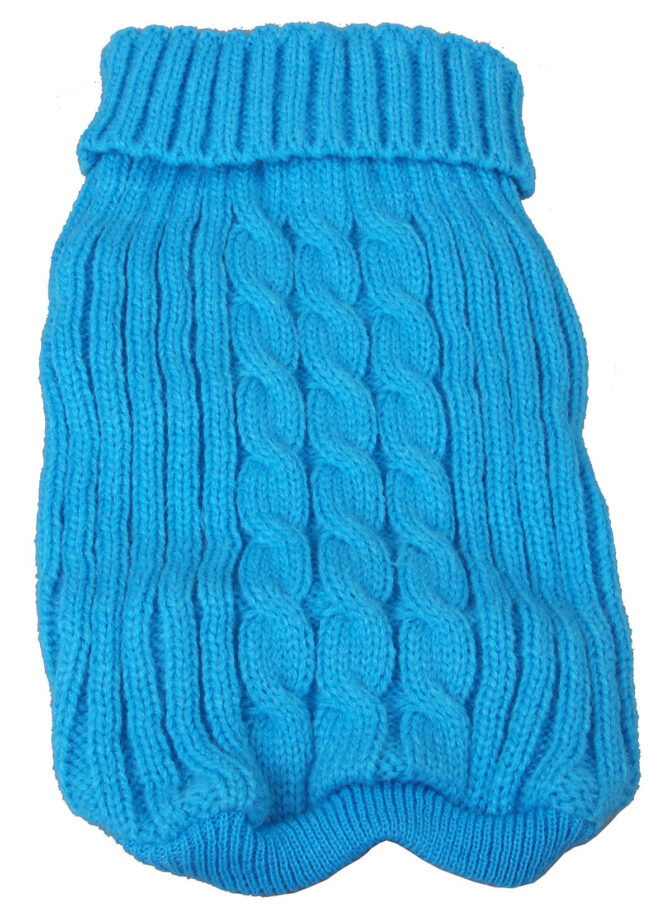 Heavy Cotton Rib-Collared Pet Sweater - Image 11