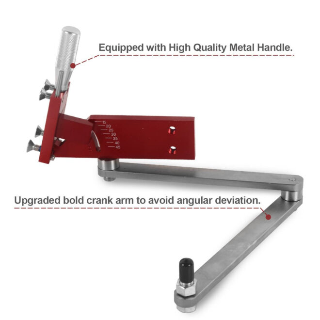Lawn Mower Blade Sharpener 15°-45° Adjustable Sharpener for Straight and Standard Lawn Mower Blades - Image 18