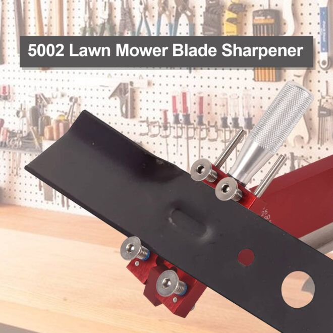 Lawn Mower Blade Sharpener 15°-45° Adjustable Sharpener for Straight and Standard Lawn Mower Blades - Image 22