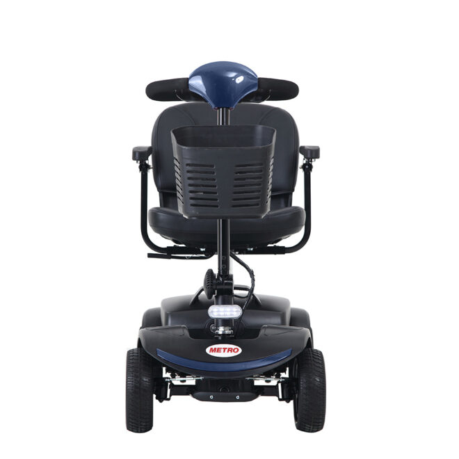 Four wheels Compact Travel Mobility Scooter with 300W Motor for Adult-300lbs, BLUE - Image 17