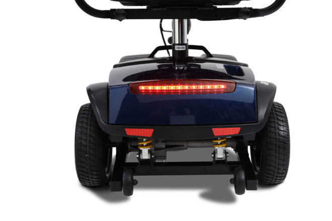 Four wheels Compact Travel Mobility Scooter with 300W Motor for Adult-300lbs, BLUE - Image 6