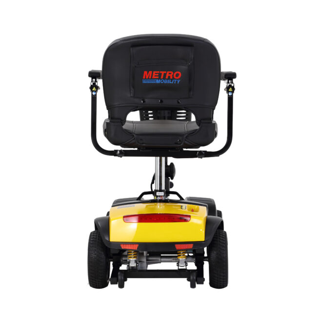 Four wheels Compact Travel Mobility Scooter with 300W Motor for Adult-300lbs, YELLOW - Image 9