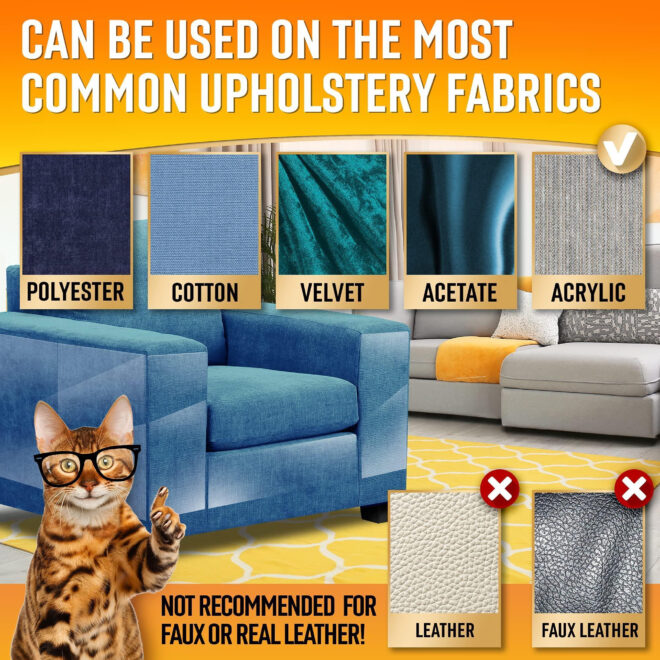 Heavy Duty Cat Scratch Deterrent Furniture Protectors for Sofa Doors Clear Couch Protectors 20 Sheets - Image 5