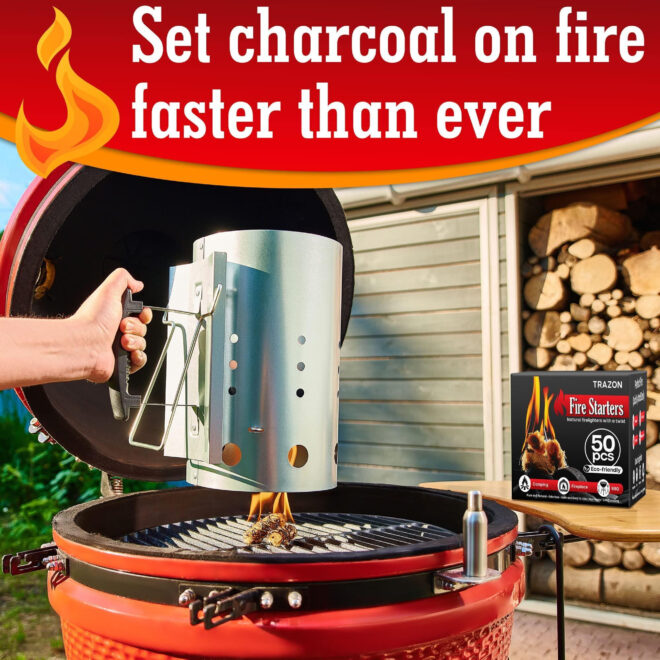 Fire Starters for Indoor Fireplace Campfires Wood Stove Grill Charcoal Chimney Fire Pit BBQ Accessories - Image 5