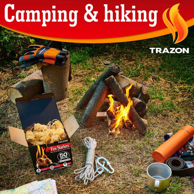 Fire Starters for Indoor Fireplace Campfires Wood Stove Grill Charcoal Chimney Fire Pit BBQ Accessories - Image 7