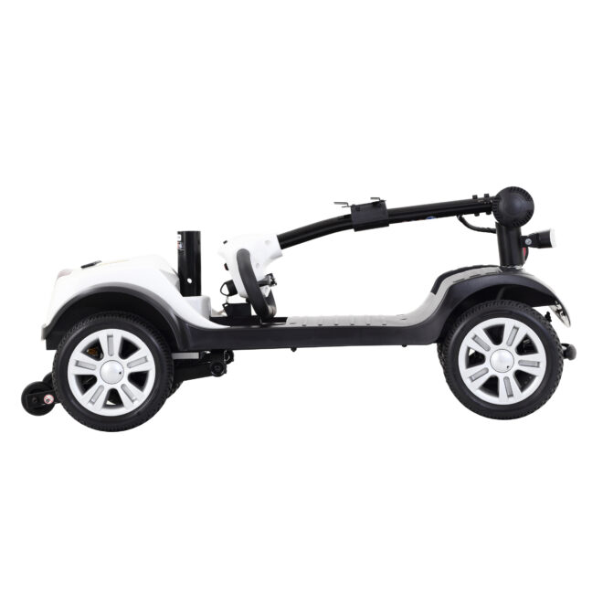 Four wheels Compact Travel Mobility Scooter with 300W Motor for Adult-300lbs, WHITE - Image 13