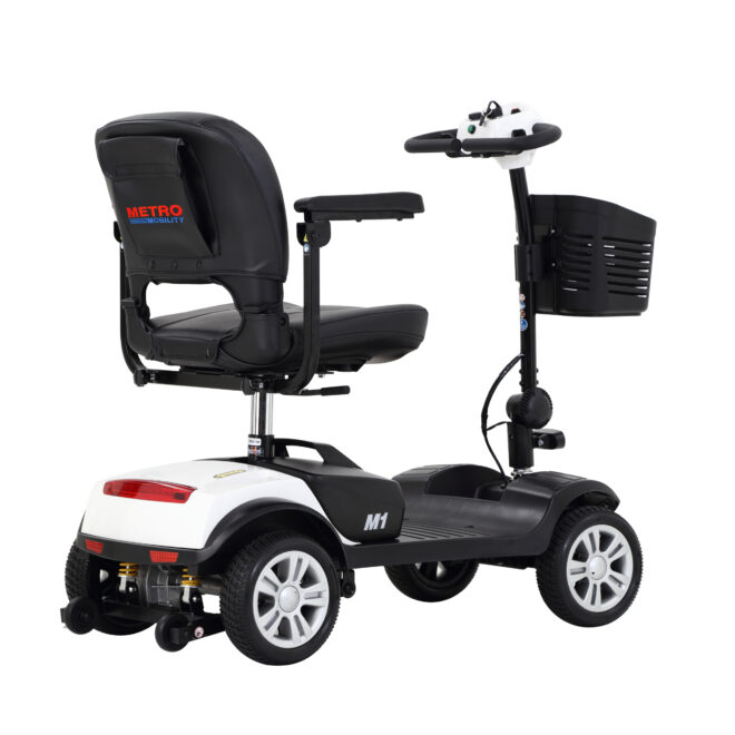 Four wheels Compact Travel Mobility Scooter with 300W Motor for Adult-300lbs, WHITE - Image 14