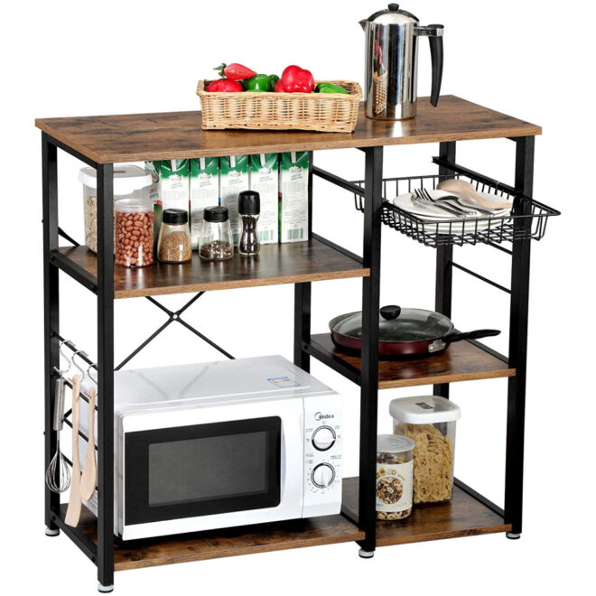 3-Tier Industrial Kitchen Baker's Rack - Image 8