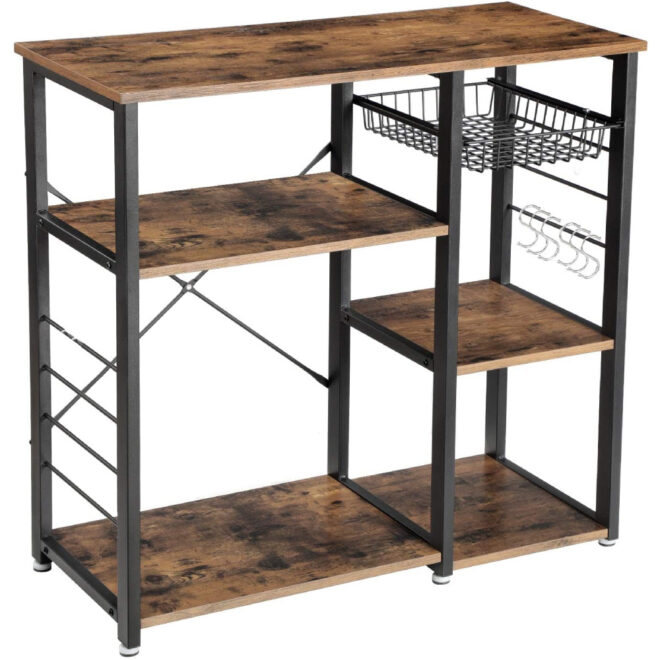 3-Tier Industrial Kitchen Baker's Rack - Image 7