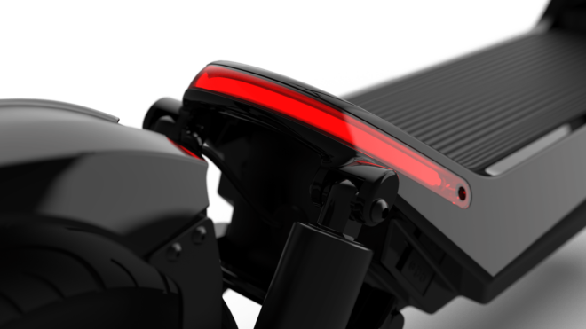 Super Electric Scooter w/31 mi Max Range & 37 mph Max Speed - Black - Image 10