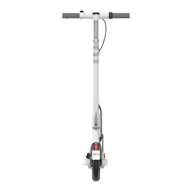 Foldable Electric Scooter w/18.6 Miles Max Operating Range & 15.5 mph Max Speed - White - Image 5