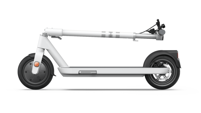 Foldable Electric Scooter w/18.6 Miles Max Operating Range & 15.5 mph Max Speed - White - Image 6