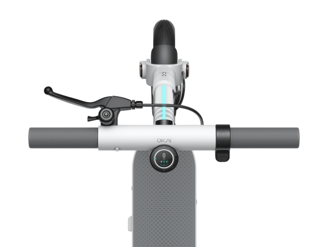 Foldable Electric Scooter w/18.6 Miles Max Operating Range & 15.5 mph Max Speed - White - Image 8