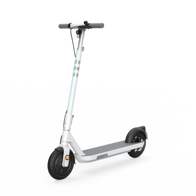 Foldable Electric Scooter w/18.6 Miles Max Operating Range & 15.5 mph Max Speed - White - Image 3