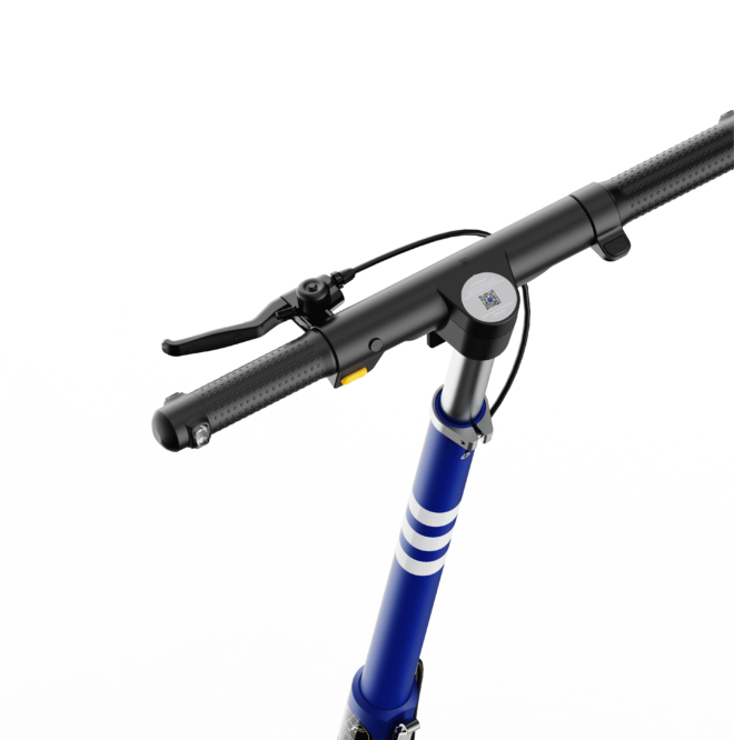 Dual-Suspension Electric Scooter w/ 43.5 Miles Max Operating Range & 24 mph Max Speed - Blue - Image 3