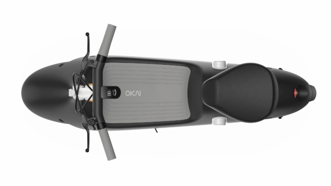 Electric Scooter with Foldable Seat w/35 Miles Operating Range & 15.5mph Max Speed - Black - Image 5