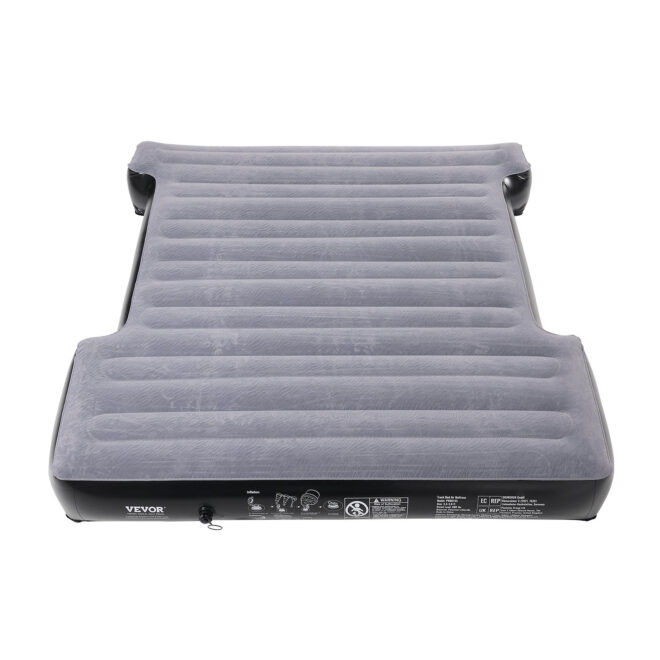VEVOR Truck Bed Air Mattress, for 5.5-5.8 ft Full Size Short Truck Beds, Inflatable Air Mattress Camping Bed with 12V Air Pump 2 Pillows, Carry Bag, for Silverado, RAM, F Series, Sierra, Titan, Tundra - Image 10