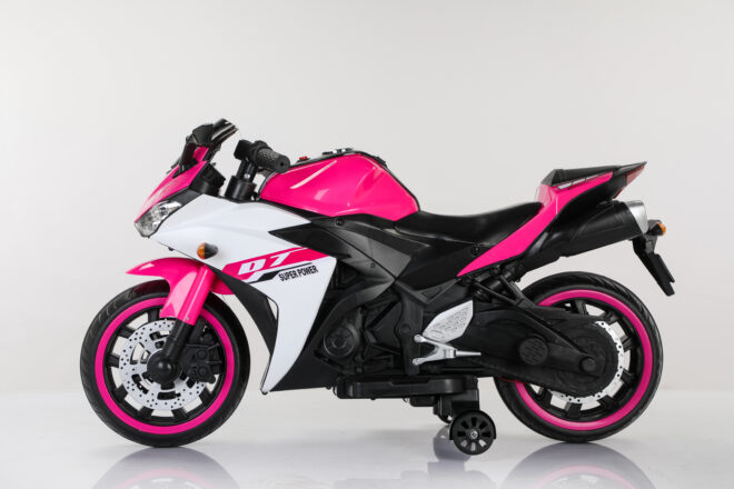 Electric motorcycle/ 12V Kids toys motorcycle/Kids electric car/electric ride on toys for 3 4 5 6 years Boys Girls with Training Wheels/manual throttle/ drive by hand/Lighting wheels - Image 8
