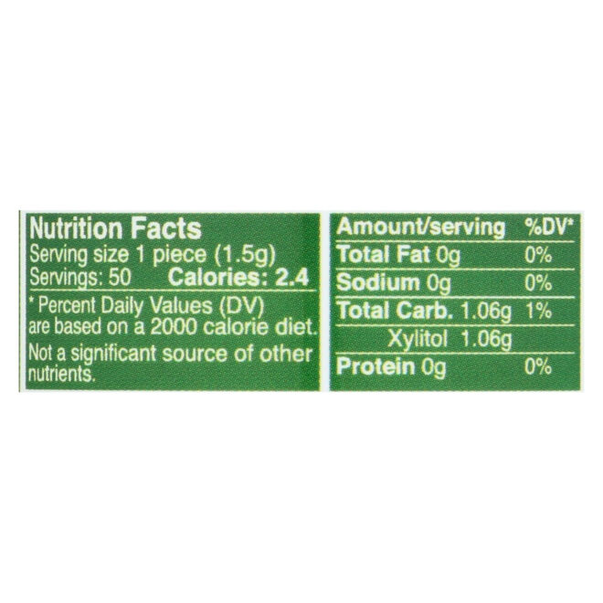 Epic Dental - Xylitol Gum - Spearmint - 50 Count - Image 3