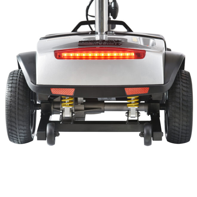 Four wheels Compact Travel Mobility Scooter with 300W Motor for Adult-300lbs, SILVER - Image 20