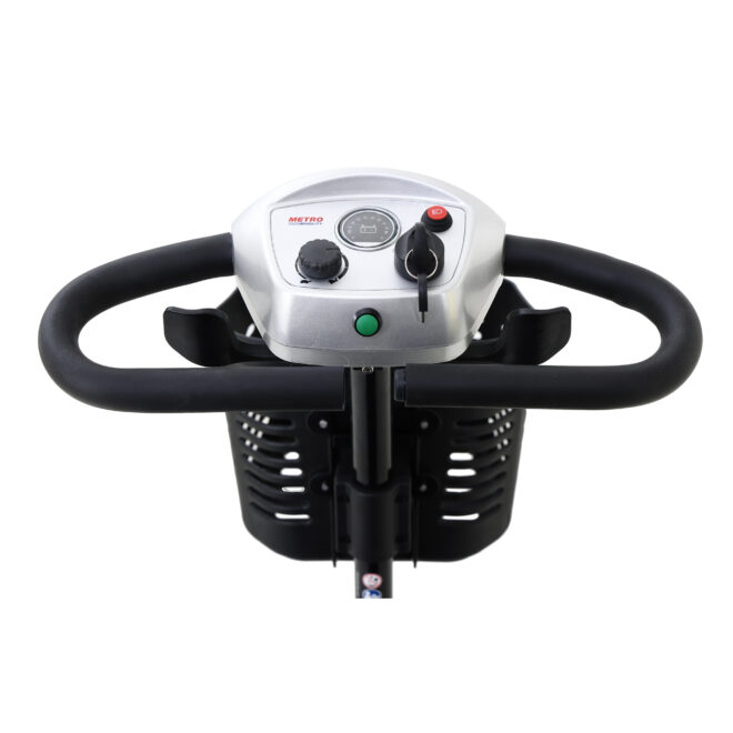 Four wheels Compact Travel Mobility Scooter with 300W Motor for Adult-300lbs, SILVER - Image 8