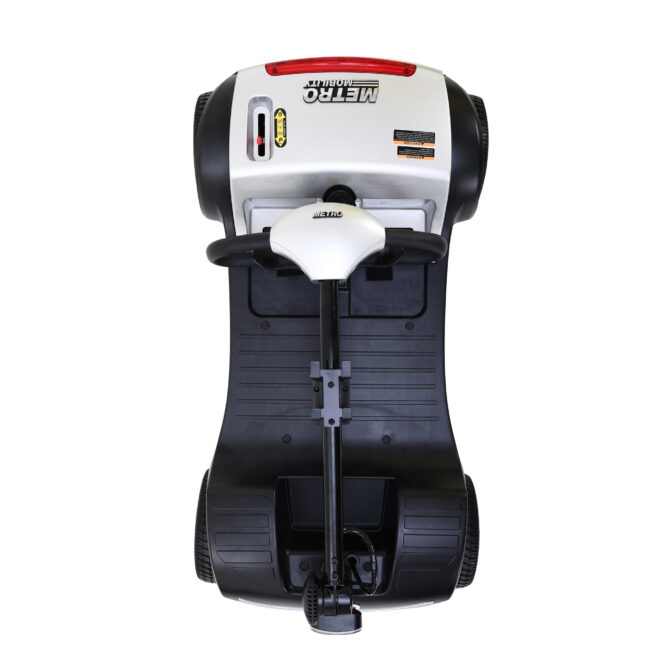 Four wheels Compact Travel Mobility Scooter with 300W Motor for Adult-300lbs, SILVER - Image 9