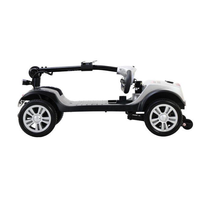 Four wheels Compact Travel Mobility Scooter with 300W Motor for Adult-300lbs, SILVER - Image 10