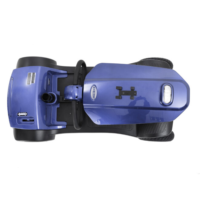 MAX PLUS BLUE 4 Wheels Outdoor Compact Mobility Scooter with 2pcs*20AH Lead acid Battery,Max Driving Range 16 Miles with Cup holders & USB charger port - Image 13