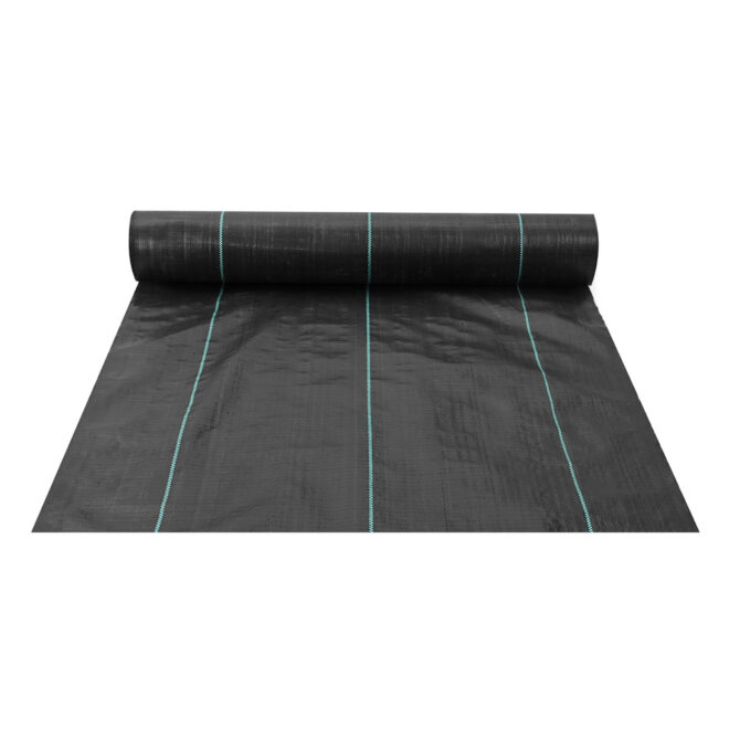 VEVOR 13FTx108FT Premium Heavy Duty Weed Barrier Landscape Fabric, 5OZ Woven Geotextile Fabric Under Gravel, High Permeability for Weed Blocker Weed Mat, Driveway Fabric, Weed Control Garden Cloth - Image 11