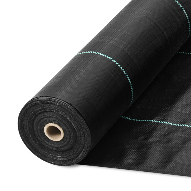 VEVOR 13FTx108FT Premium Heavy Duty Weed Barrier Landscape Fabric, 5OZ Woven Geotextile Fabric Under Gravel, High Permeability for Weed Blocker Weed Mat, Driveway Fabric, Weed Control Garden Cloth - Image 9