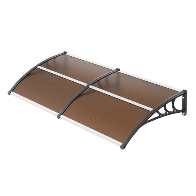 Window Door Awning Canopy 80" x 40", UPF 50+ Polycarbonate