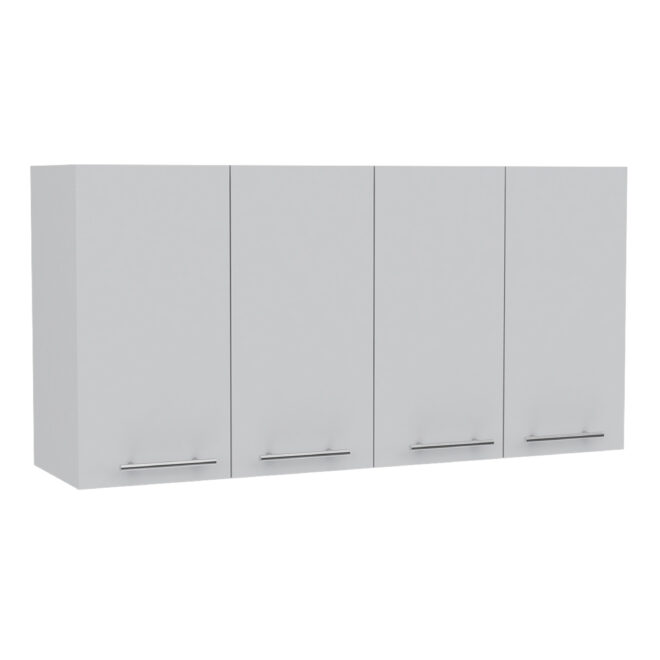 Sitka Wall Cabinet, Two Spacious Divisions, Four Doors - Image 4