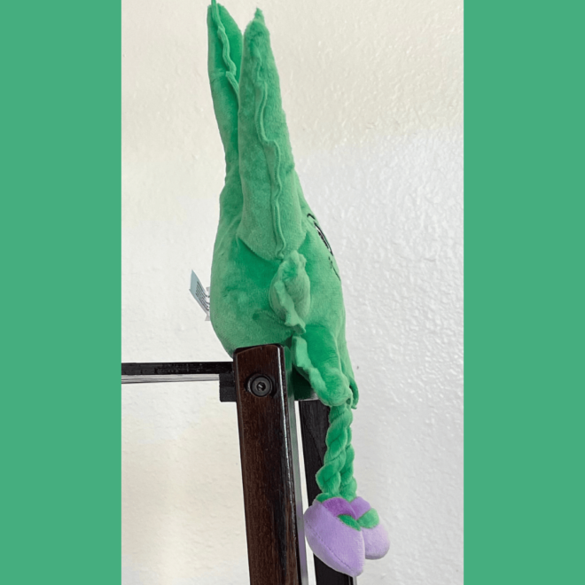 My Name is Mary Jane, Cute Stuffed Parody Marijuana Leaf Dog Toy, Funny Squeaky Weed Toy, Cool Plush Novelty 420 Gift for Puppies & Small, Medium & Large Breeds, For Fetch & a Photo Prop, Shelf-Sitter - Image 10