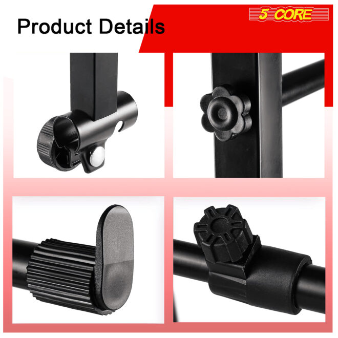 5 Core 2 tier Keyboard Stand Extension Adapter Adjustable Width 2nd Tier X-Style Piano Stands Attachment for 54 - 88 Key Music Keyboards, Z Style & Double Stand Extender KS 2T - Image 3