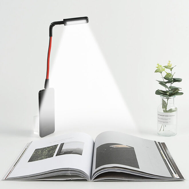 3 Colors LED Night Light Hand Sweep Smart Reading Book Lights USB Plug Foldable Portable Desk Lamp for Laptop Keyboard Lighting - Image 10
