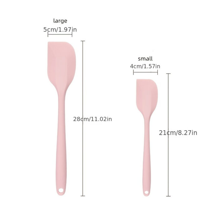 1pc All-in-one High-quality Silicone Scraper Baking Tool; Heat-resistant Silicone Scraper; Cream Cake Spatula; Baking Shovel Knife 8.27inch/11.02inch - Image 47
