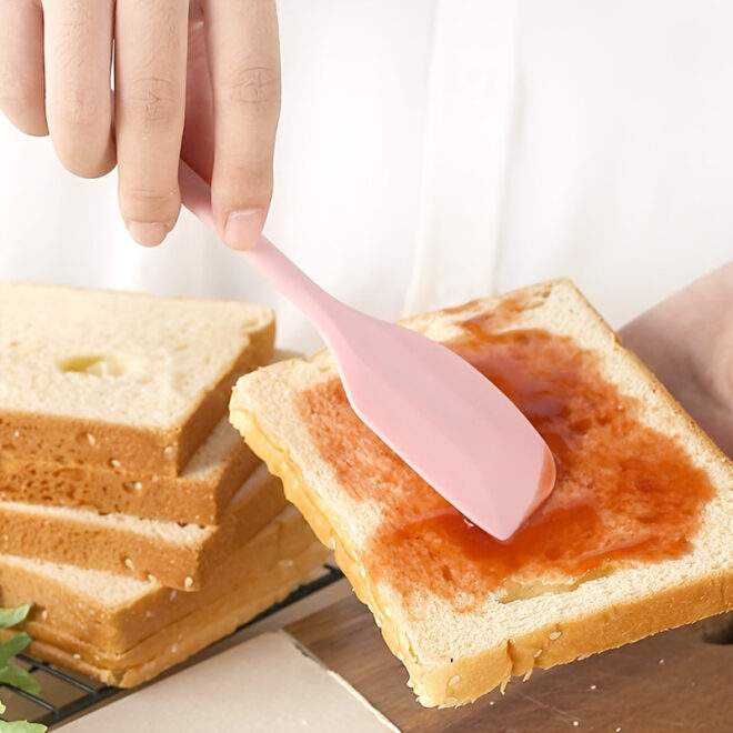 1pc All-in-one High-quality Silicone Scraper Baking Tool; Heat-resistant Silicone Scraper; Cream Cake Spatula; Baking Shovel Knife 8.27inch/11.02inch - Image 50